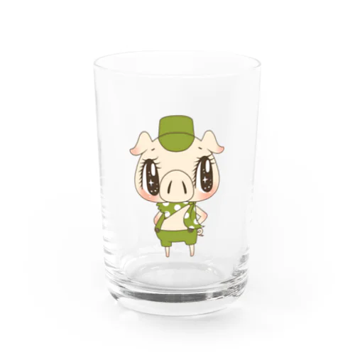 三匹のこぶた長男 Water Glass