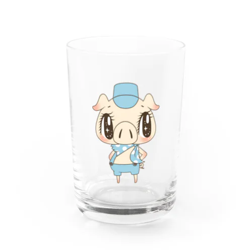 三匹のこぶた末っ子 Water Glass