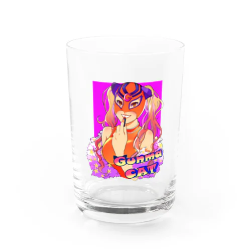 群馬キャット x Uno Dinero Water Glass