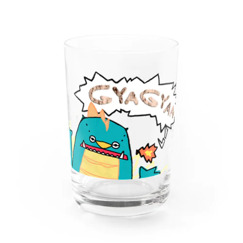 怪獣ぎゃぎゃー Water Glass