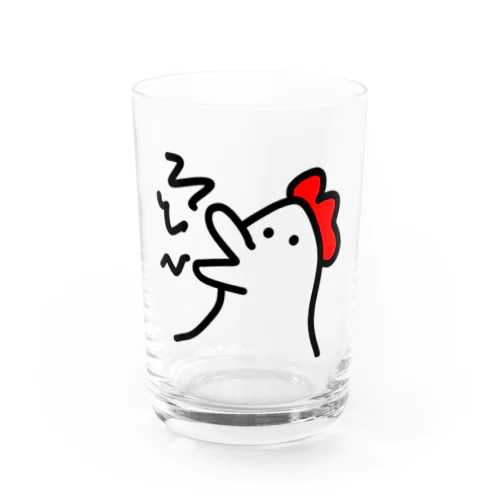 ちきん Water Glass