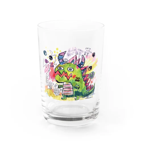 怪獣グオグオ Water Glass