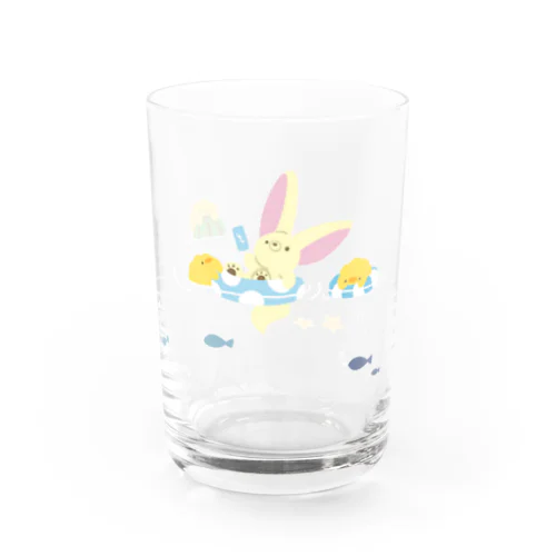 海でぷかぷかグラス🐳 Water Glass