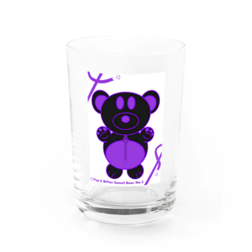 Pop & Bitter Sweet Bear No.3 Water Glass