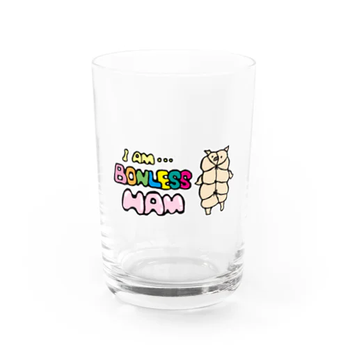 I'am Bonless Ham Water Glass