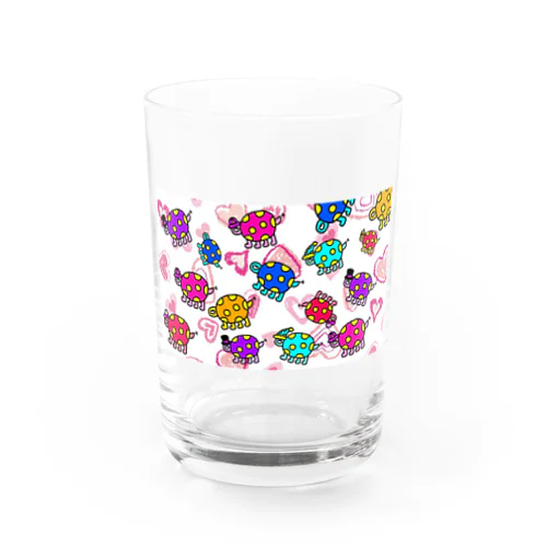 6月限定かめぱら!! Water Glass