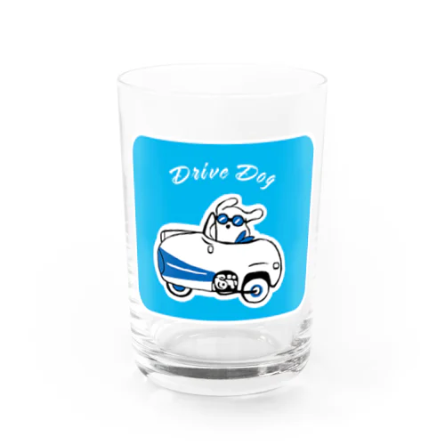 Drive Dog Water Glass