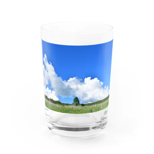 高原の青空 Water Glass