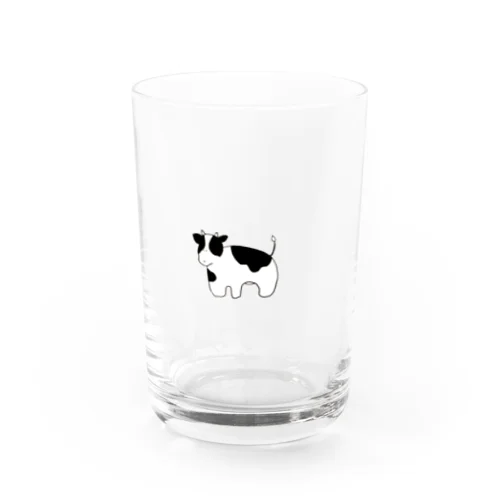 のんびりうしさん(白) Water Glass