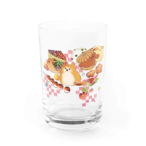 もふもふ和菓子ちゃん Water Glass