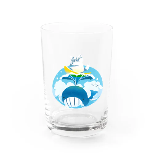 くじらサーフィン Water Glass