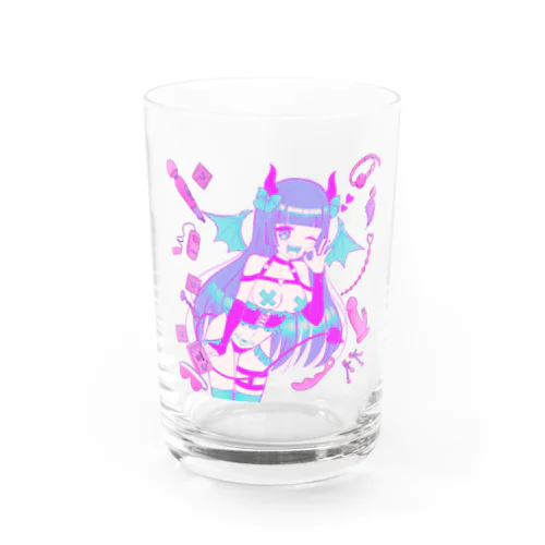 サキュバス姉妹(妹) Water Glass