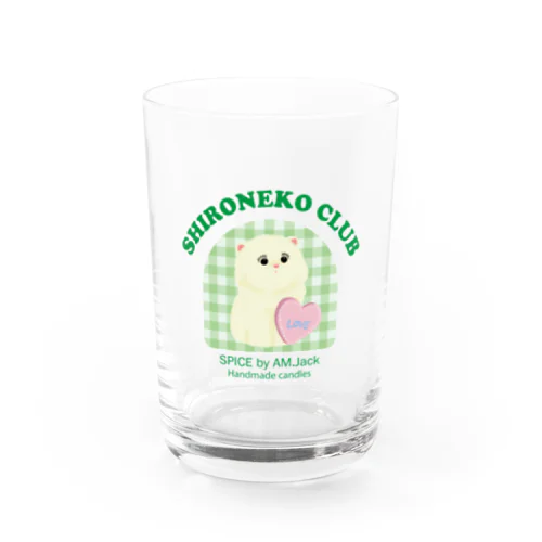 しろねこくらぶ／GREEN Water Glass