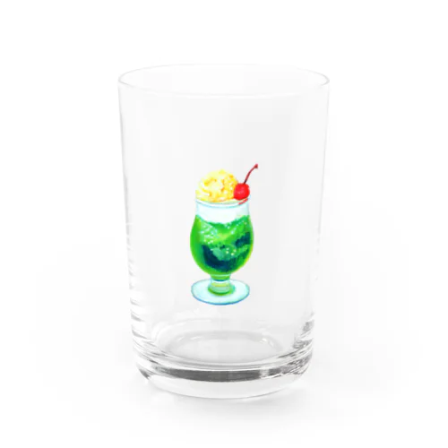 クリームソーダー Water Glass