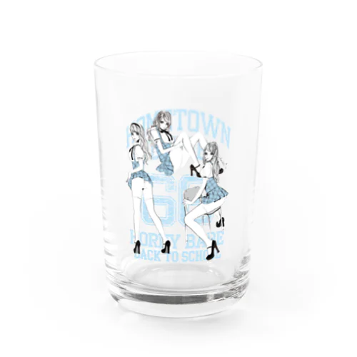 NAUGHTY SCHOOLGIRLS 0560 B柄 Water Glass