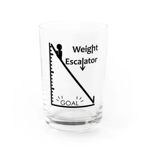 体重エスカレーター Water Glass