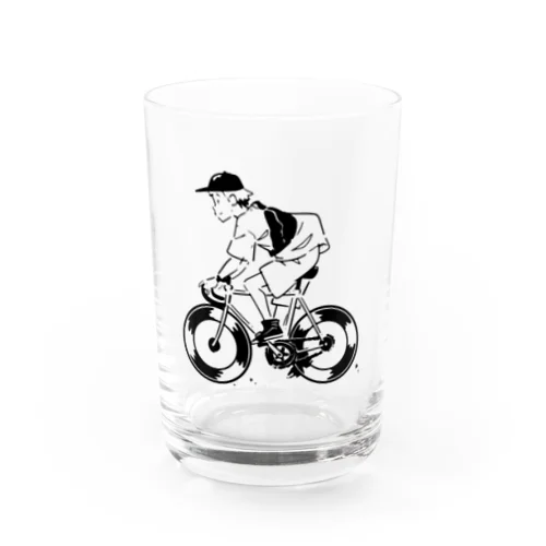 ピストバイクでポタリング Water Glass