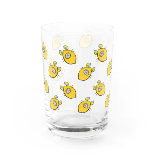 Chinchilla de limón (レモン🍋チンチラ) Water Glass