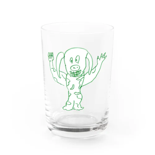 ばけもん Water Glass