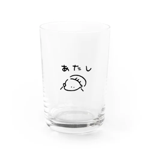 あたしちゃん Water Glass