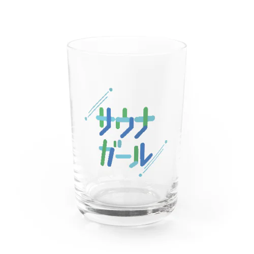 涼しいサウナガール Water Glass