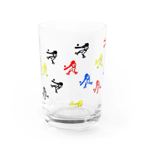 野球めいいっぱい 野球 Water Glass