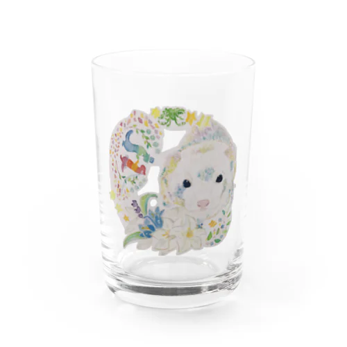 6月フェレット銀ちゃん Water Glass