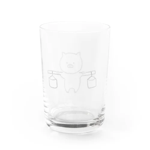 ぶたちゃん Water Glass