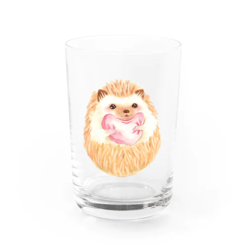 キュンキュンはりねずみ Water Glass