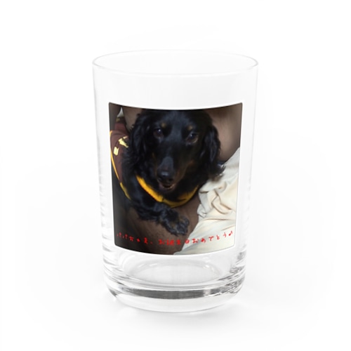 チョコ Water Glass