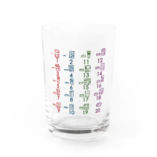 マヤ数字 Water Glass