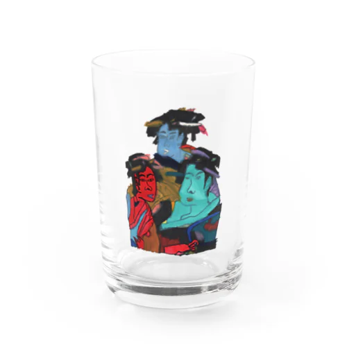 寛政三美人 Water Glass