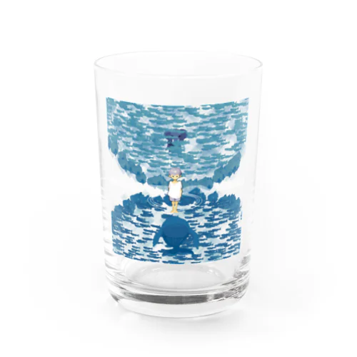 見えないものを探して(青と藍の境界線2022出展作品) Water Glass