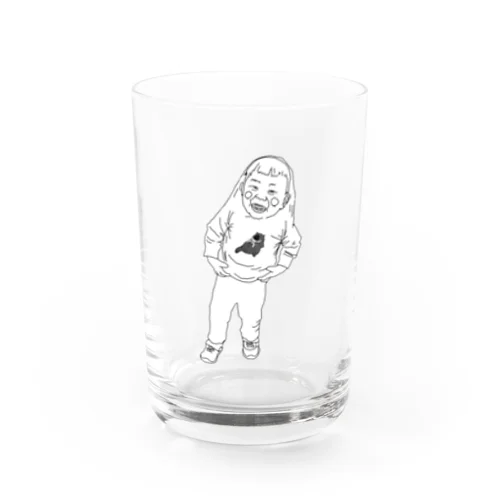 さつきくん カオナシ Water Glass