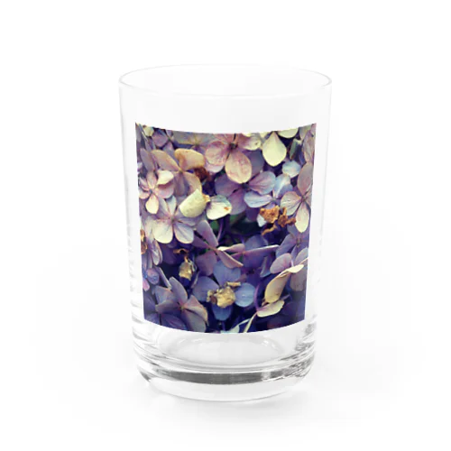 hydrangea Water Glass