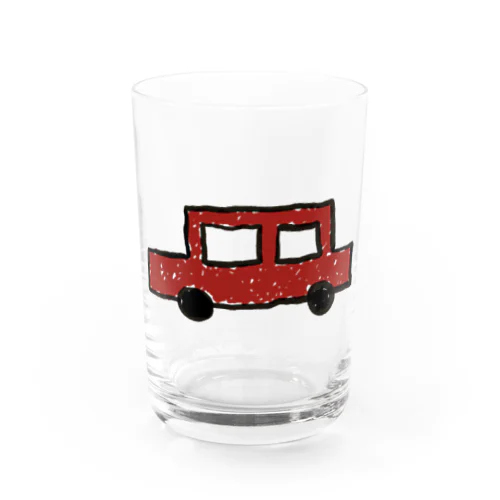 赤い車 Water Glass