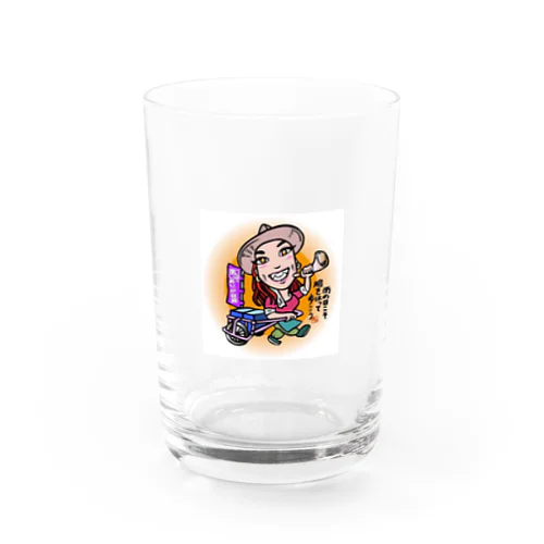 豆腐屋あこ　イラストグッズ Water Glass