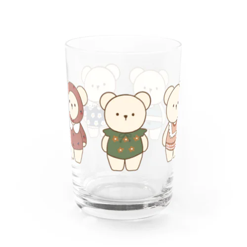 kuma no Polly Water Glass