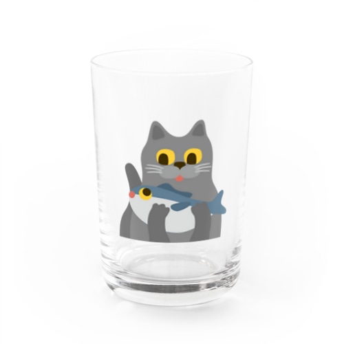 抱きマグロのボナさん Water Glass