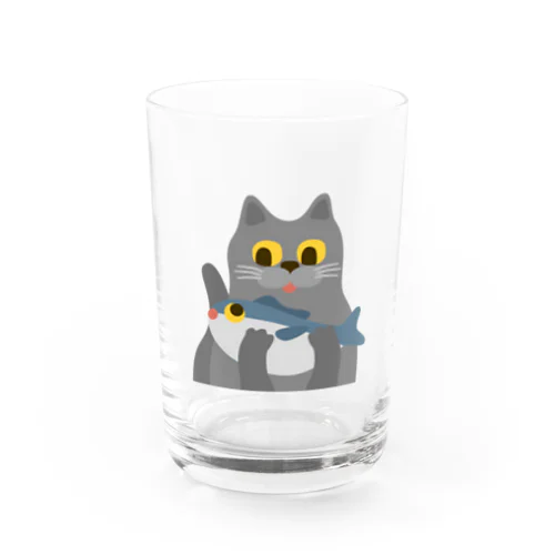 抱きマグロのボナさん Water Glass