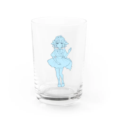 根本凪のイマジナリーフレンドメイド　オール水色 Water Glass