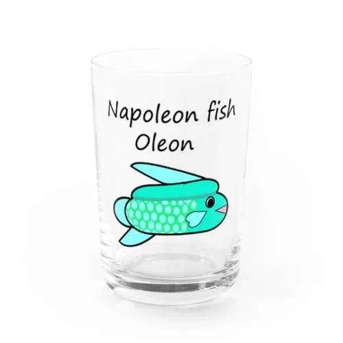 ナポレオンフィッシュのオレオンくんグッツ グラス