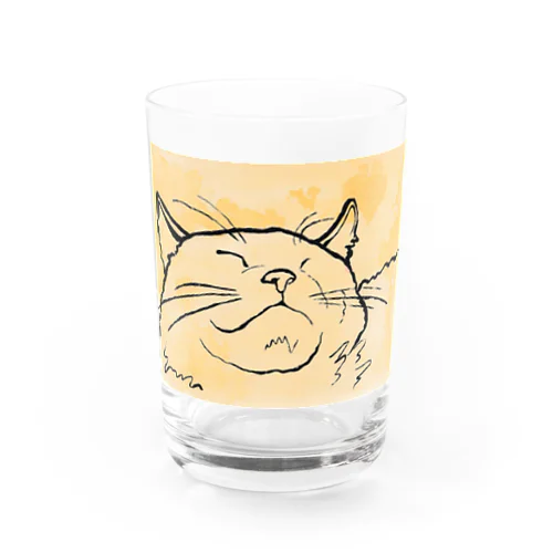 白猫にゃん グラス