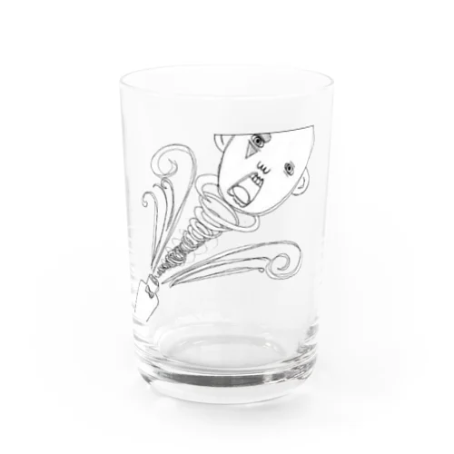 吃驚くん Water Glass