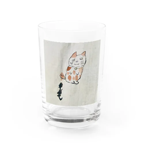 NEKOもも Water Glass