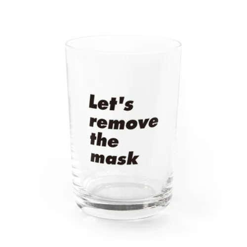 Let's remove the mask グラス