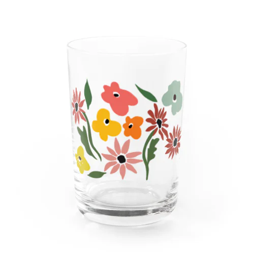 flower summer Water Glass