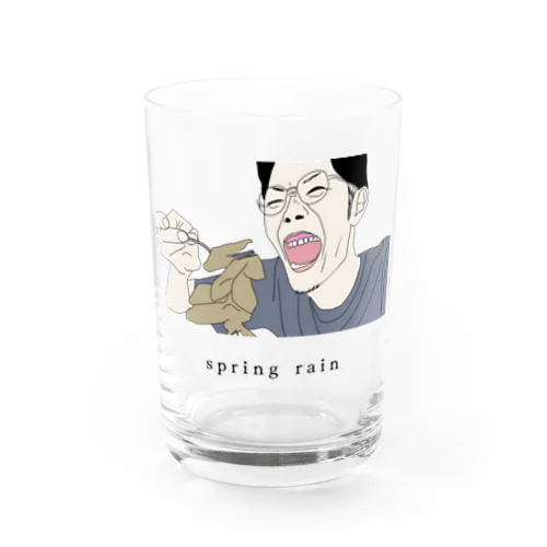 spring rain Water Glass