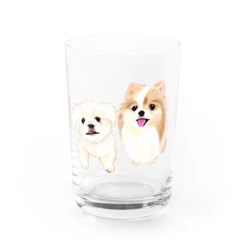 ポメペキちゃん＆ペキニーズ Water Glass