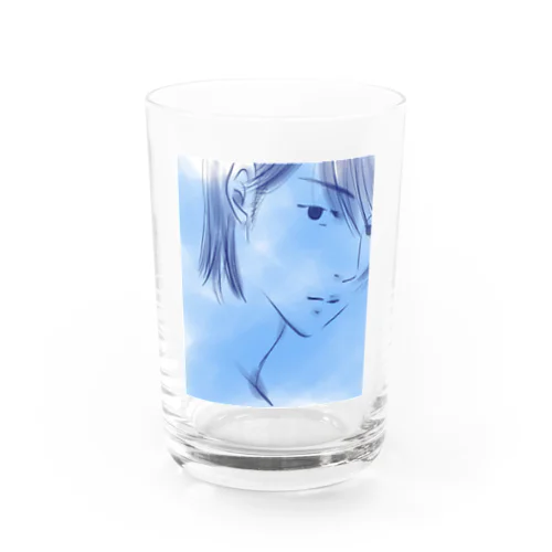 悩める青い青年6 Water Glass
